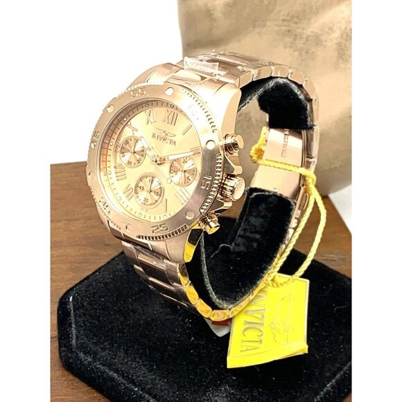 Invicta Women\'s Watch 28057 Wildflower Quartz Chronograph Rose Gold Steel main image 11